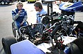 Wayne Rainey - (note motostyle hand controls)\nIt was a bummer Wayne couldn't race as he was fast in the first practice session plus he and Eddie get a lot of credit for convincing SCRAMP to hold the event